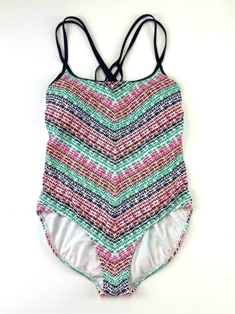 Athleta one piece swimsuit womens Large Sport Swim Pool